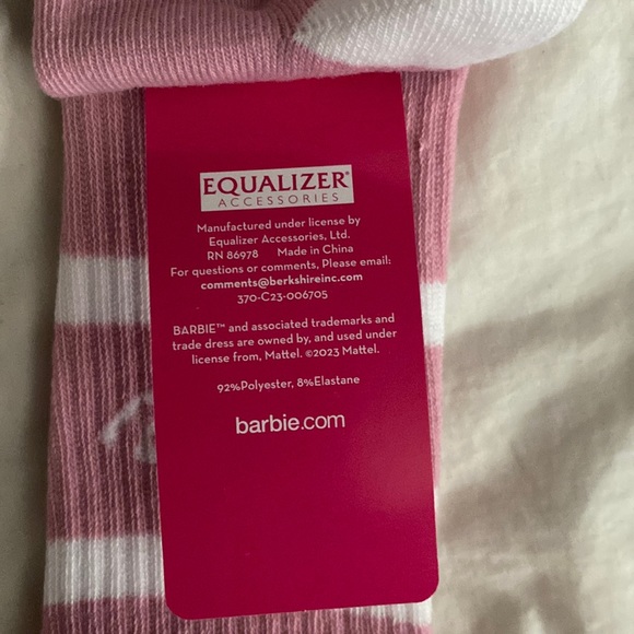 Barbie Living the Dream Socks Pink Mattel - Picture 2 of 3